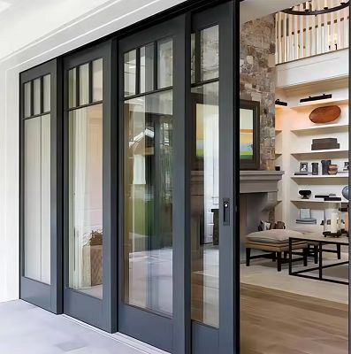 Uși glisante, Uși pliabile