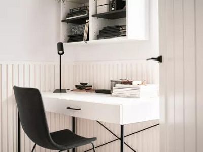 Panou riflaj LINERIO L-LINE WHITE 2650 x 122 x 21 mm