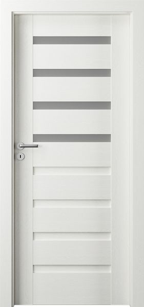 Ușa de interior Porta Verte PREMIUM, D Model D.4 Wenge Alb