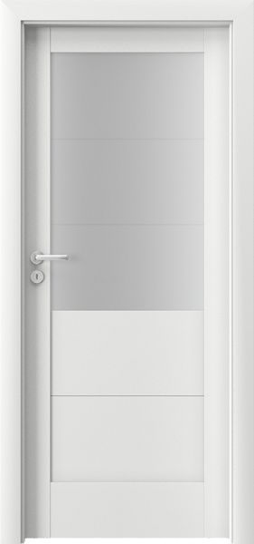 Ușa de interior Porta Verte HOME B.3 Alb Finisaj Portadecor