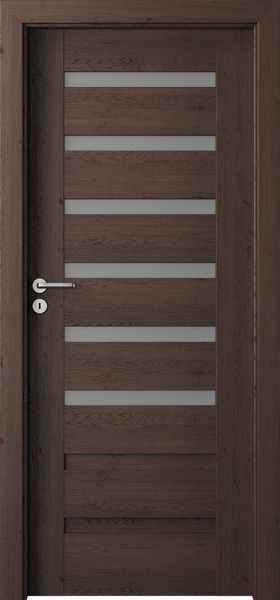 Ușa de interior Porta Verte PREMIUM, D Model D.6 Stejar Havana