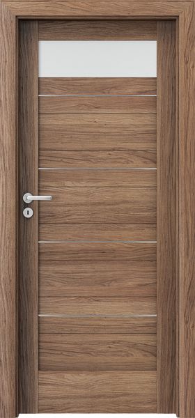 Ușa de interior Porta Verte HOME C.1 cu inserții Stejar California