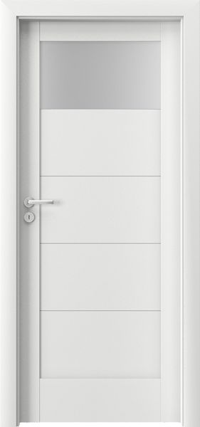 Ușa de interior Porta Verte HOME B.1 Alb Finisaj Lăcuit Premium