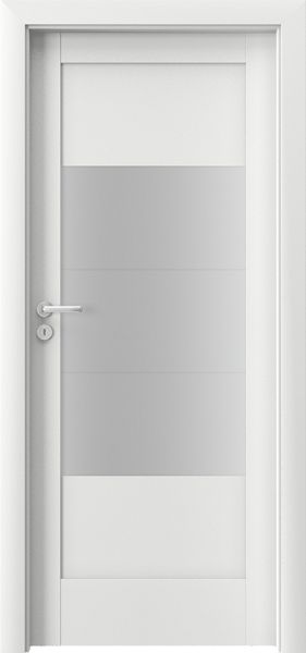 Ușa de interior Porta Verte HOME B.7 Alb Finisaj Portadecor