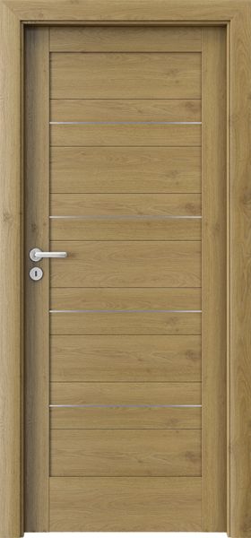 Ușa de interior Porta Verte HOME C.0 cu inserții Stejar Natural