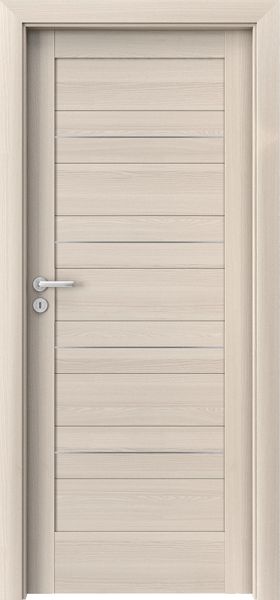 Ușa de interior Porta Verte HOME C.0 cu inserții Nuc Alb