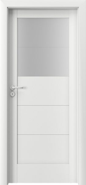 Ușa de interior Porta Verte HOME B.2 Alb Finisaj Lăcuit Premium