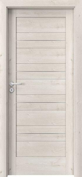 Ușa de interior Porta Verte HOME C.0 cu inserții Stejar Scandinav