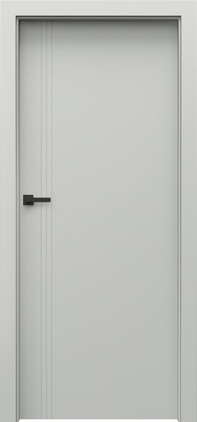 Ușa de interior PORTA VECTOR Model B Vopsea UV Premium Plus Gri