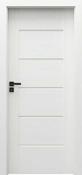 Ușa de interior Porta Verte PREMIUM, E Model E.2 Wenge Alb