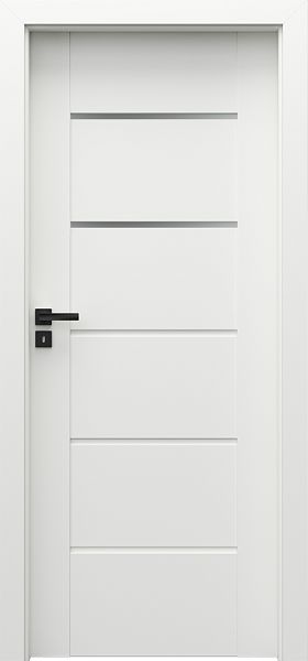 Ușa de interior Porta Verte PREMIUM, E Model E.2 Alb