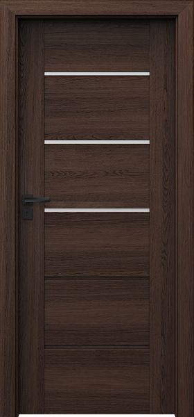 Ușa de interior Porta Verte PREMIUM, E Model E.3 Stejar Havana