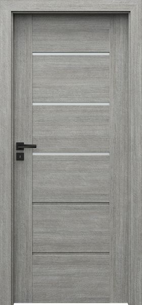 Ușa de interior Porta Verte PREMIUM, E Model E.3 Stejar Argintiu