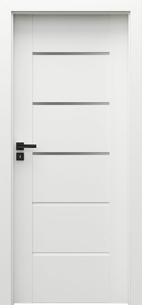 Ușa de interior Porta Verte PREMIUM, E Model E.3 Alb