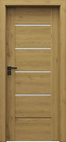 Ușa de interior Porta Verte PREMIUM, E Model E.4 Stejar Natural