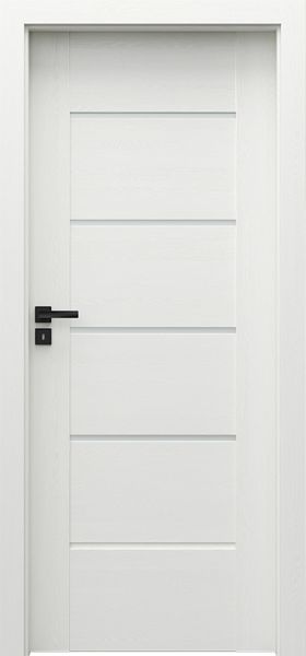 Ușa de interior Porta Verte PREMIUM, E Model E.4 Wenge Alb