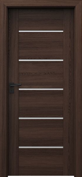 Ușa de interior Porta Verte PREMIUM, E Model E.5 Stejar Havana